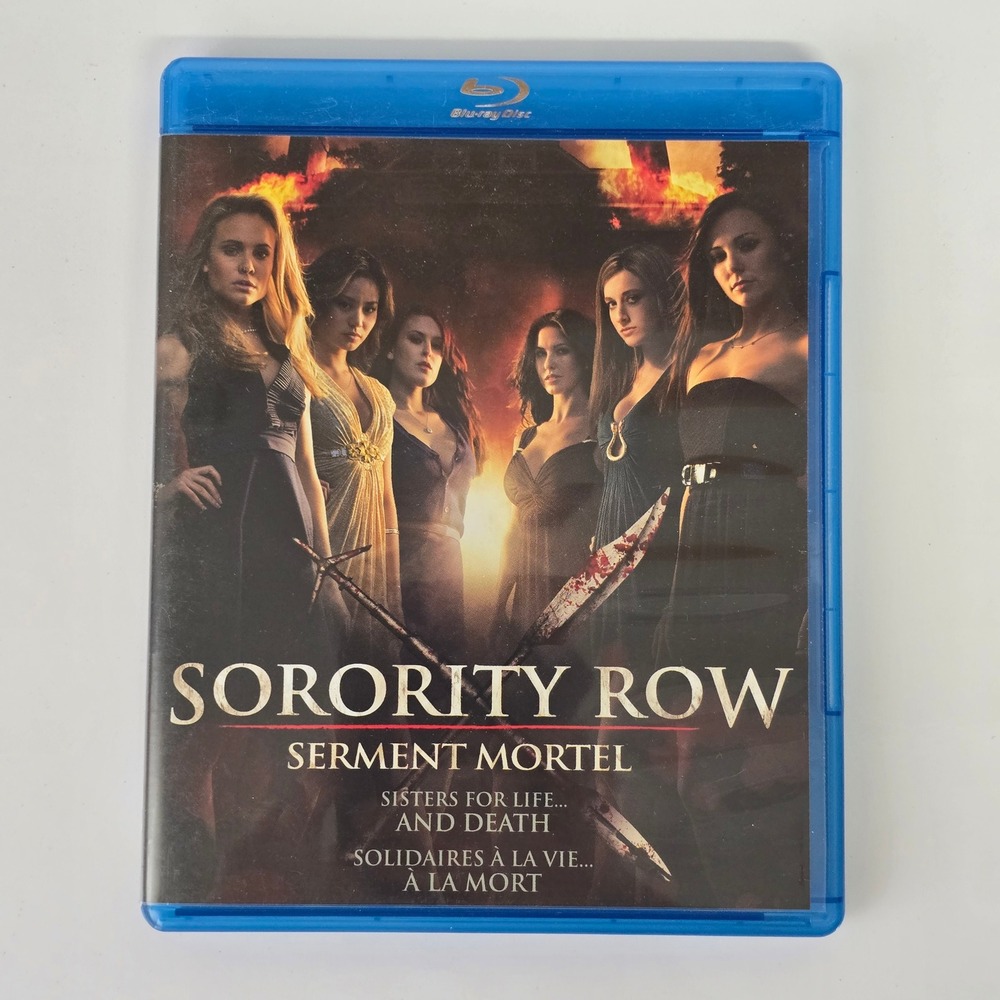 Sorority‎ Row Blu-ray Movie Blue Horror Slasher Summit Entertainment